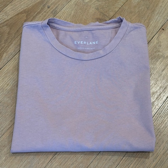 Everlane Lilac THE PREMIUM-WEIGHT CREW - Picture 6 of 7